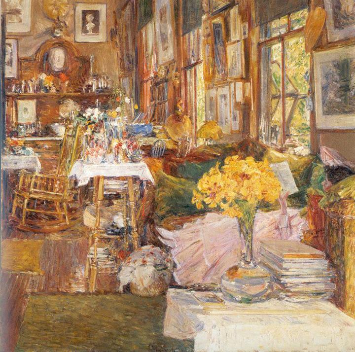childe hassam The Room of Flowers